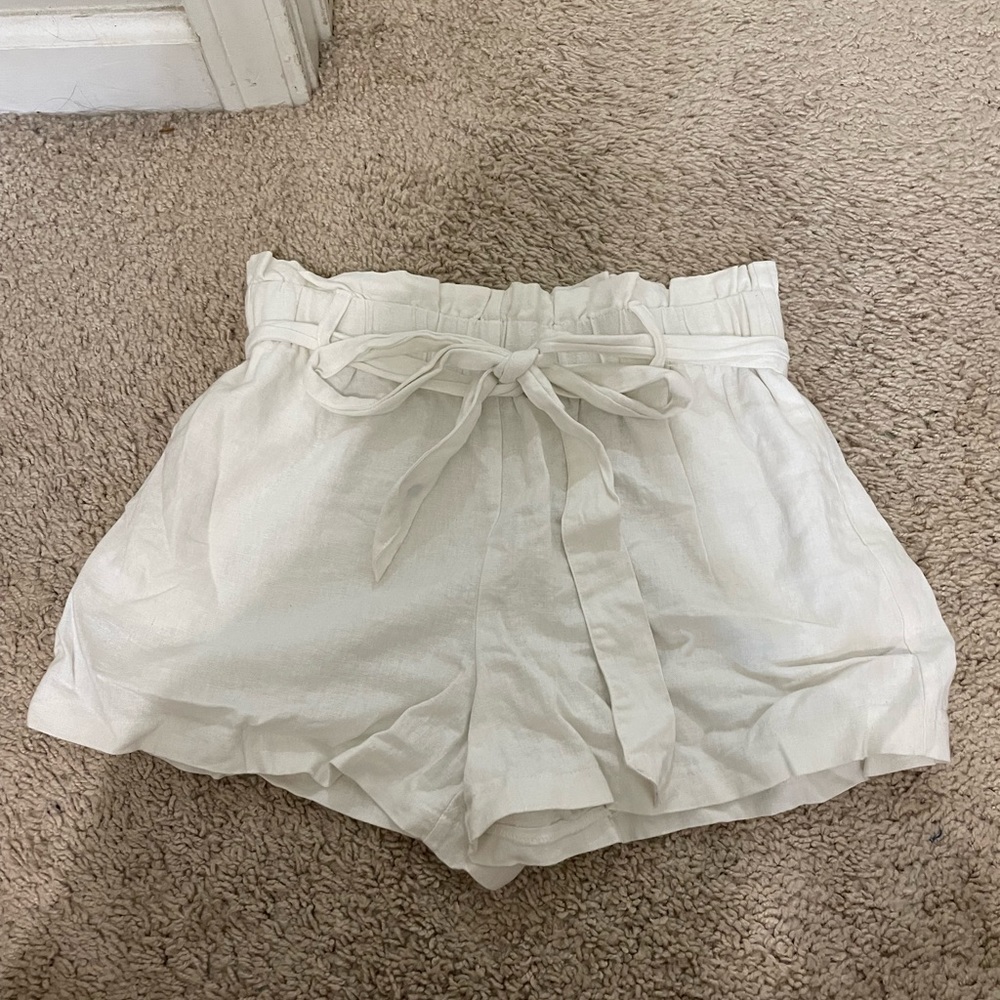 White Beach Shorts